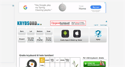 Desktop Screenshot of krydsord.dk